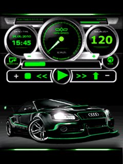 Audi car player спидометр