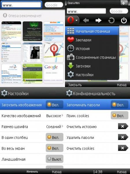 Opera mini v6.1 rus