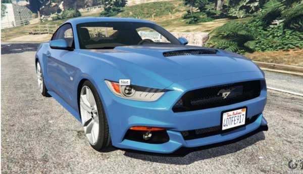 Ford Mustang GT 2015 Для GTA5