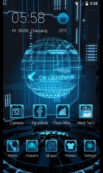 СМ лаунчер Theme Next Tech 1.0