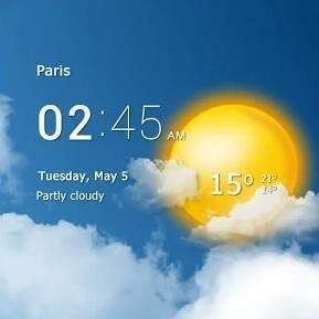 Transparent Clock Weather v.2.00.20