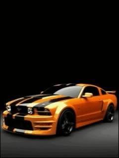 Mustang car анимация