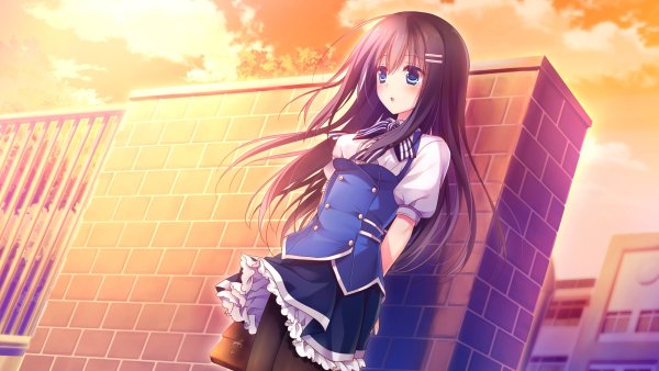 kimi no tonari de koishiteru hoshino nagisa devushka shkoln