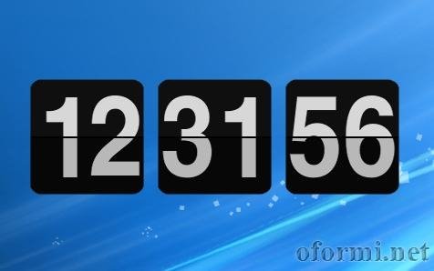 Гаджет для Windows 7 STM FlipdownClock