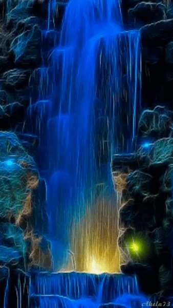 gif Водопад