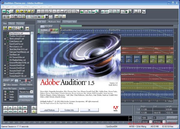 Adobe Audition 1.5