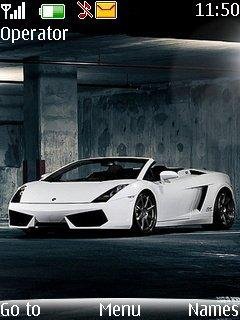 white car
