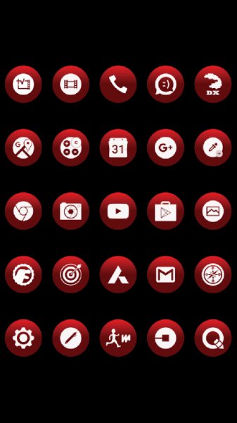 Big Bang Red Icons By Arjun Arora 1.2.3