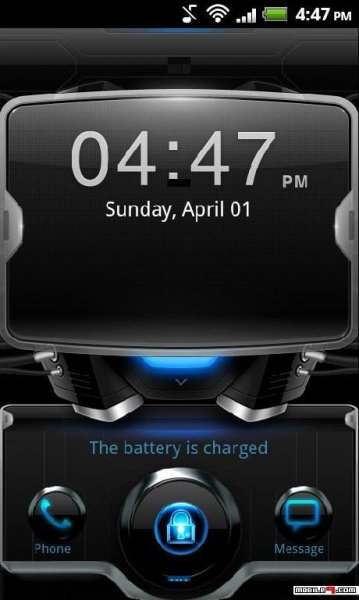 GO Locker Black Mexdroid theme