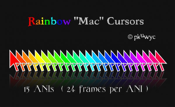 Rainbow Mac Cursors