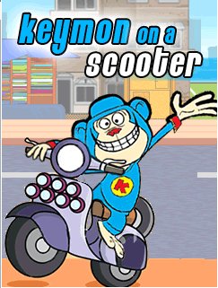 Keymon On A Scooter