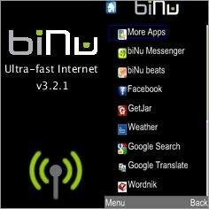 Binu browser v3.2.1 240x400 EN