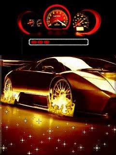 Red speed ferrari car спидометр анимация