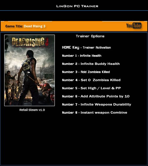 Dead Rising 3 Трейнер (8)