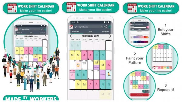 Shift-Calendar-mod-apk-unlocked-pro-2-0-7-0-242