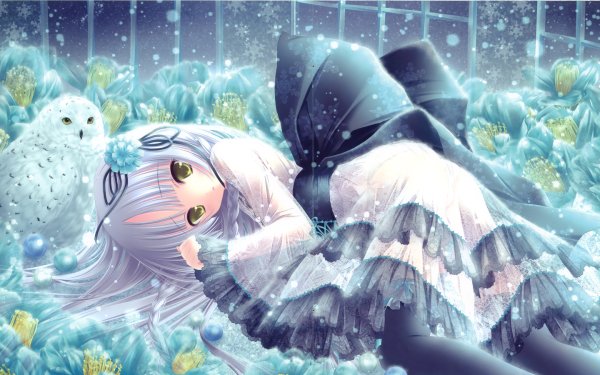 free charming anime magic-girl wallpaper 1440x