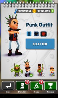 много денег и ключей в Subway Surfers