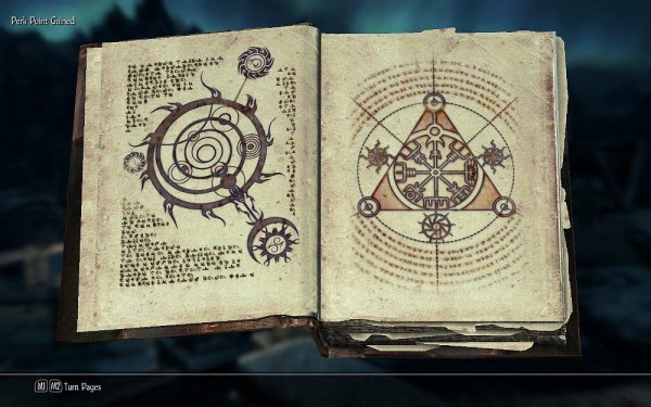 Skyrim Книга перков