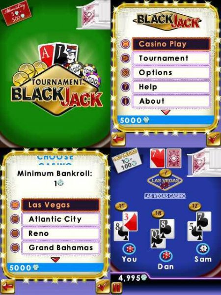Tournament Black Jack 240x320 6280