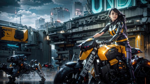 Biker girl