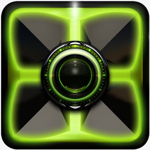 Next Launcher Theme Green Glow - v.4.40