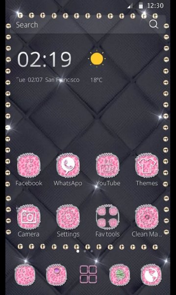 СМ лаунчер Theme hot night 1.1.2