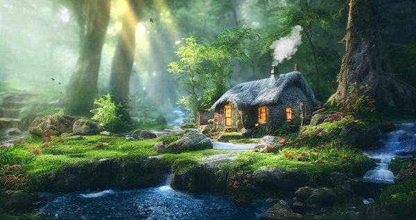 Cottage in the forest