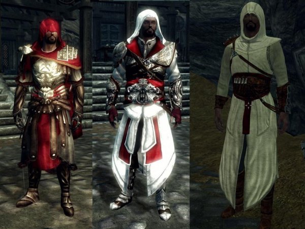 Skyrim Пак брони из Assassins Creed
