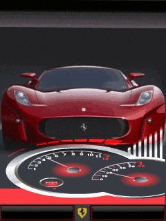 Car ferrari спидометр тахометр