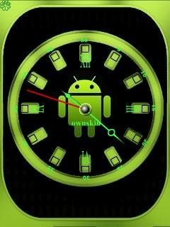 Big clock android флэш часы