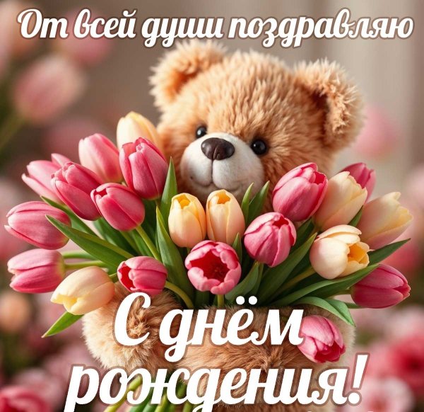 От всей души поздравляю с днём рождения!