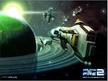 Galaxy on fire