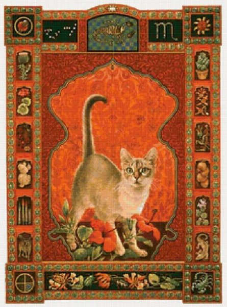 схема Кошачий гороскоп.Скорпион