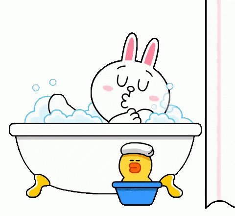 Cony Shower GIF - Cony Shower Bain - Descubre &amp; Comparte