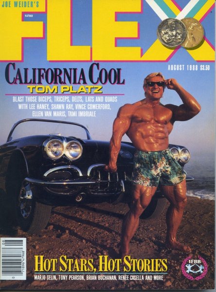 Flex-Magazine-August-1988-Tom-Platz-Cover