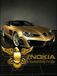 Nokia gold mercedes slr