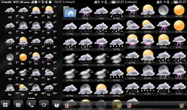 Mod Icons Weather WC v.67 By Vitan04