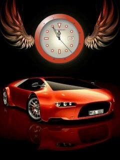 Turbo sport super car bmw флэш часы- анимация