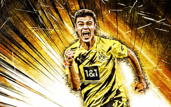 4k-giovanni-reyna-grunge-art-american-footballers-borussia-do