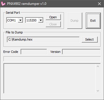 PNX4902 ramdumper v1.0