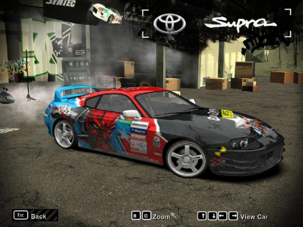 SUPRA   vinyl винил для NFS MOST WANTED