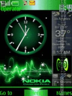 Nokia часы анимация