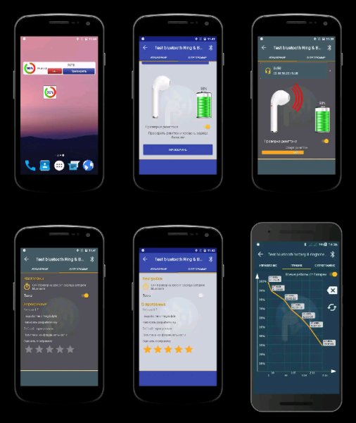 Test Bluetooth Ring &amp; Battery. Shows on widget 1.8 PRO
