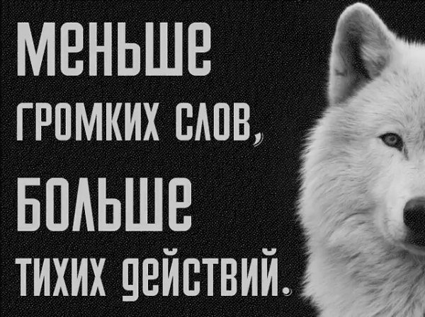 Меньше слов