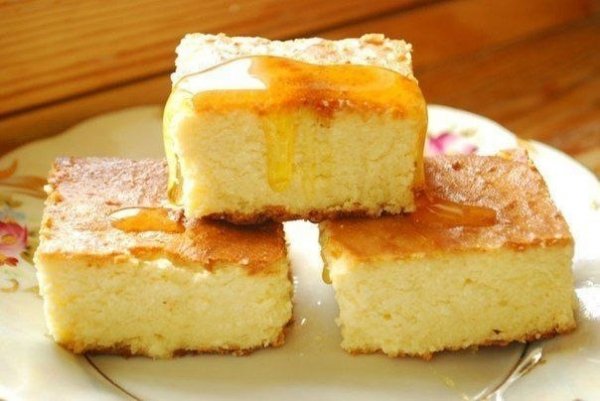 Творожная запеканка без муки, манки и сахара!