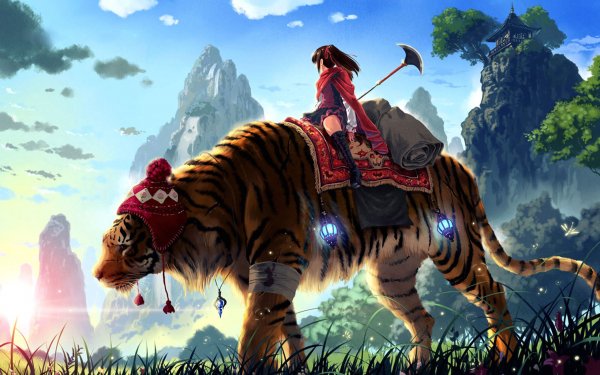 Huge Tiger Ride