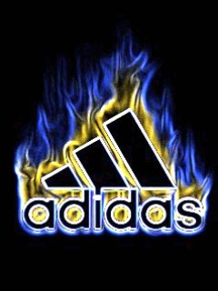 Neon fire adidas