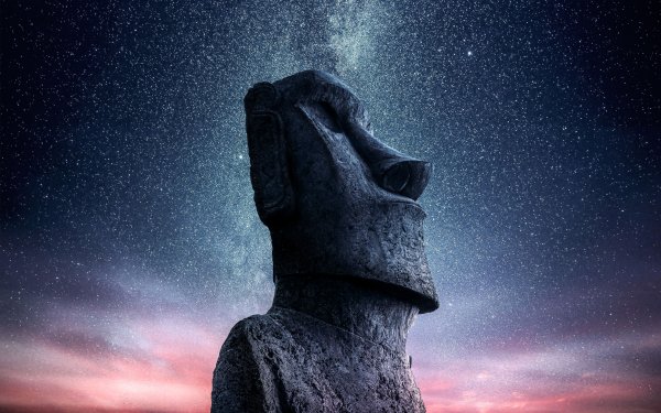 Moai-ostrov-paskhi-statuia-idol-golova-nebo-zvezdy-rassvet