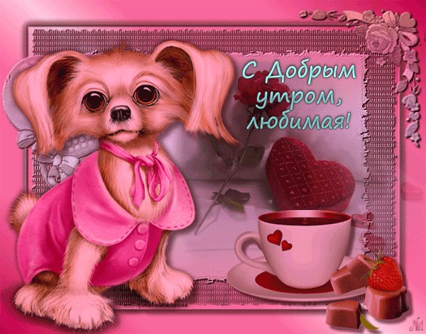 С ДОБРЫМ УТРОМ ЛЮБИМАЯ