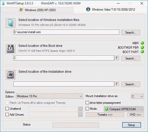 WinNTSetup 3.8.5.3 Final Portable